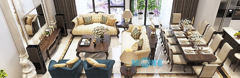 Sofa gỗ tự nhiên